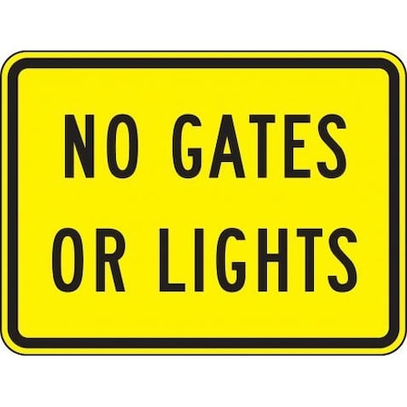 RAIL SIGN NO GATES OR LIGHTS 18 X FRW710RA